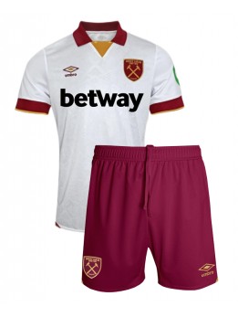 West Ham United Ausweichtrikot für Kinder 2024-25 Kurzarm (+ Kurze Hosen)